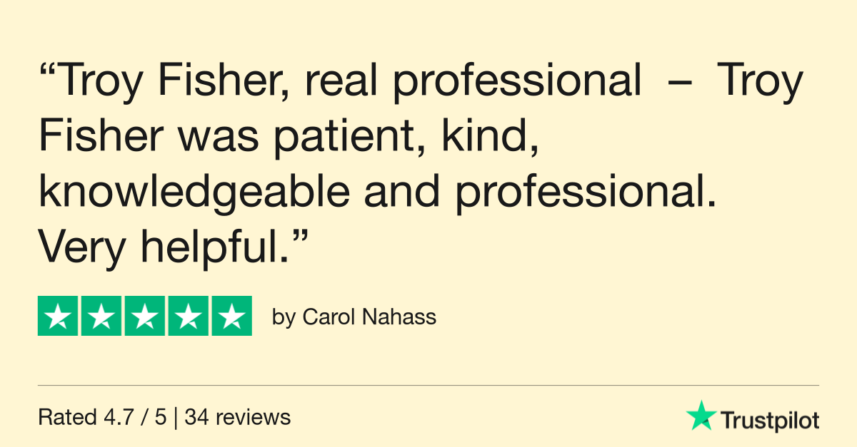 Trustpilot Review - Carol Nahass