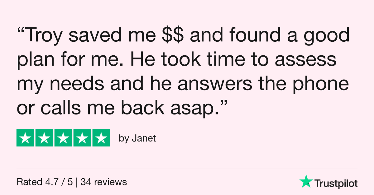 Trustpilot Review - Janet