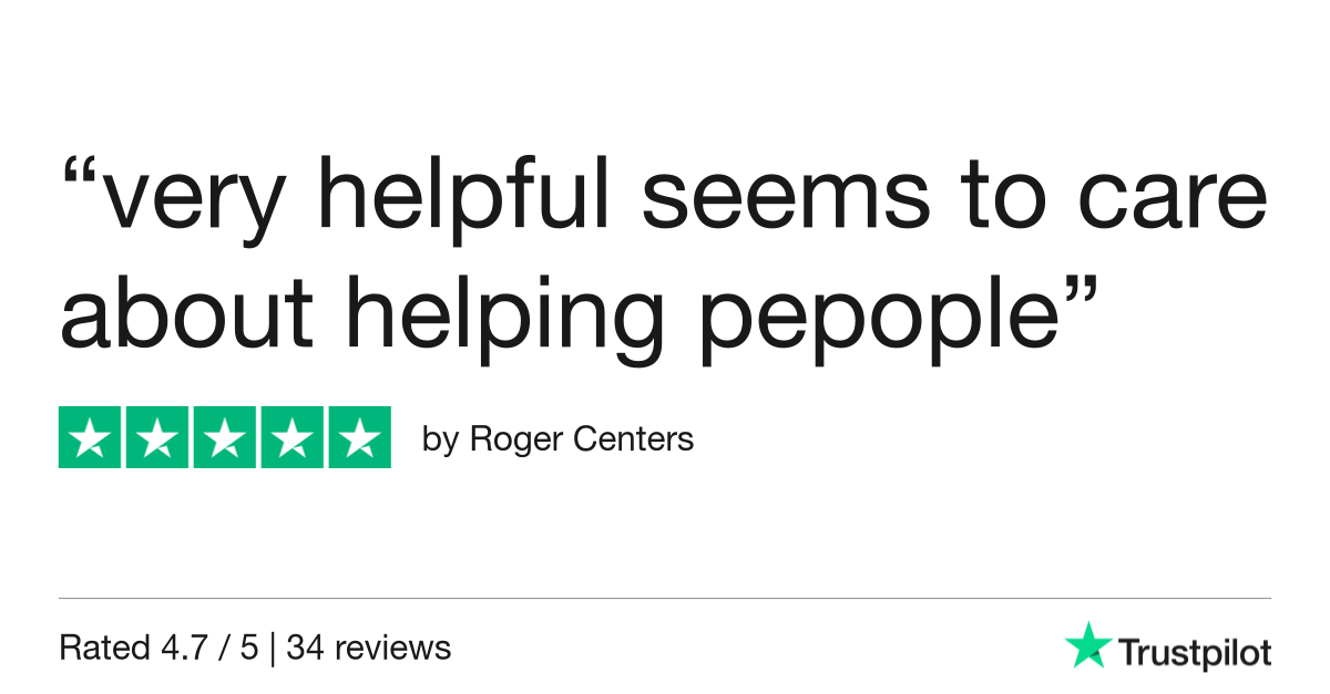 Trustpilot Review - Roger Centers